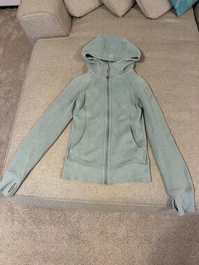 lululemon athletica Mint Green Full-Zip Hooded Jacket